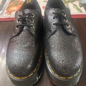 Dr. Martens Black Fur-Lined Footwear